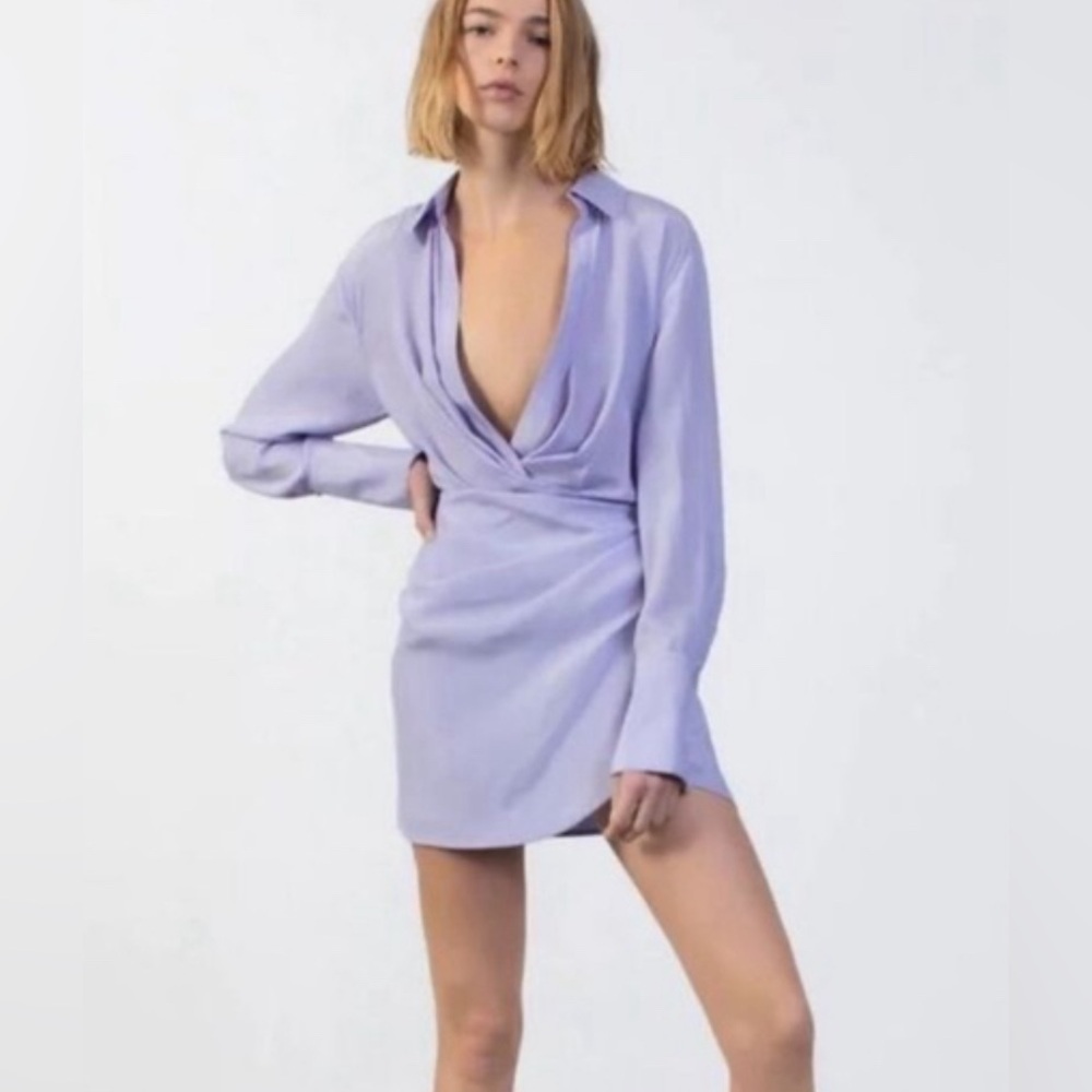 Gauge81 Naha lilac purple silk dress NWT